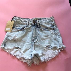 Light Blue Jean Shorts